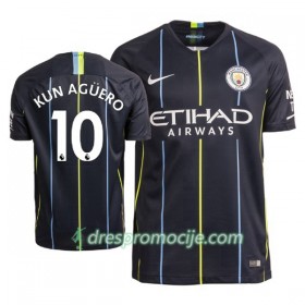 Manchester City Dres Aguero 10 Gostujući 2018/19 Kratkih Rukava